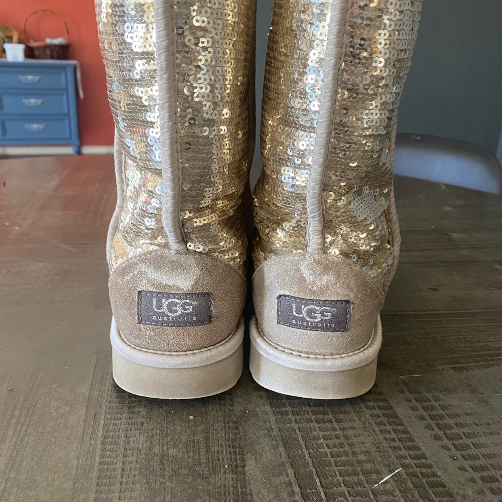 UGG Cozy Cream Sheepskin Boots